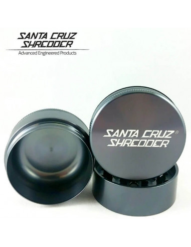 Santa Cruz Shredder Grinder for dried 3-piece SMALL Gray PREMIUM class