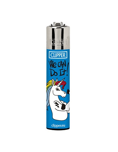 Clipper lighter, pattern COOL UNICORNS 4