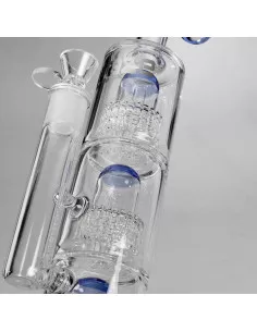 Bongo z filtracją Blaze 3xDrum Perkolator wys. 39.5 cm szlif 18.8/14.5 mm 2