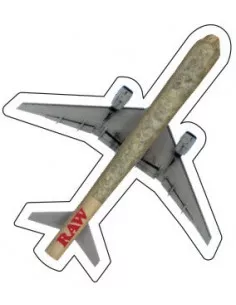 Naklejka RAW CONE PLANE samolot RAW Flying