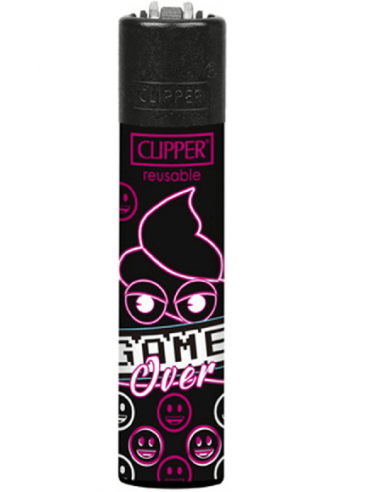 Clipper lighter with EMOJI GAMING pattern 2