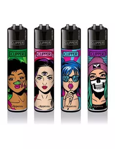 Zapalniczka Clipper wzór GIRLZ