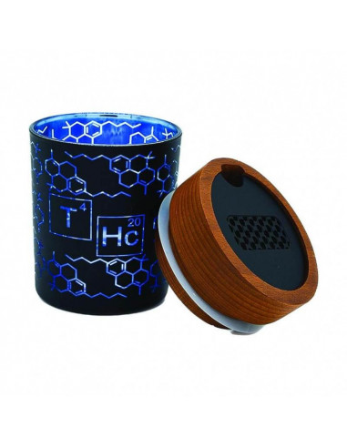 Smart Stash- Pojemnik na susz z grinderem i nawilżaczem THC Elemental blue 1