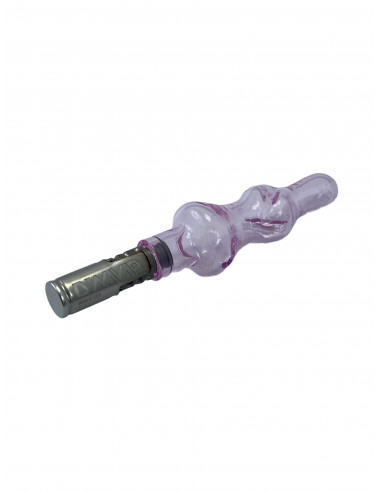 420VAPE cooling mouthpiece for DynaVap VapCap vaporizer decorated with 3 colors pink 1