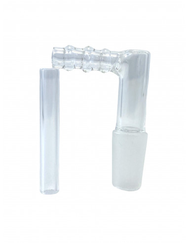 Knee adapter and mouthpiece for the Bomb Globe XL 420VAPE bong
