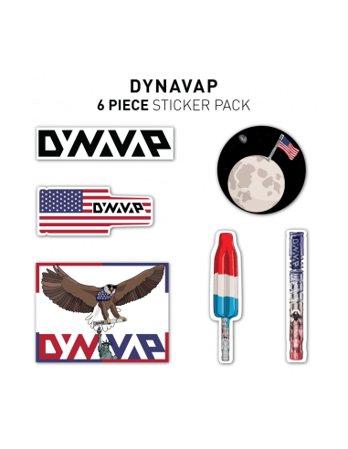 Zestaw naklejek DynaVap Made in America