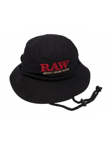 RAW Bucket Hat Black Medium or Large