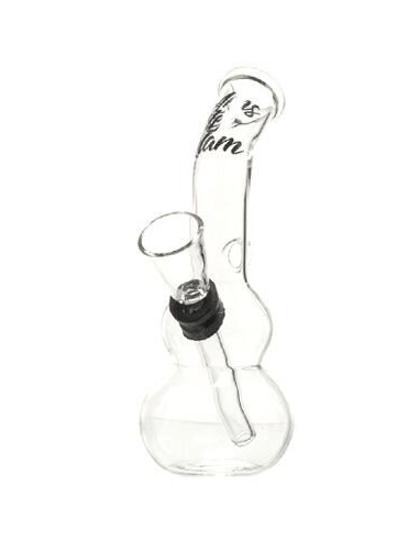 Classic Amsterdam Bong, height 12 cm, hole Turbo 4 colors transparent