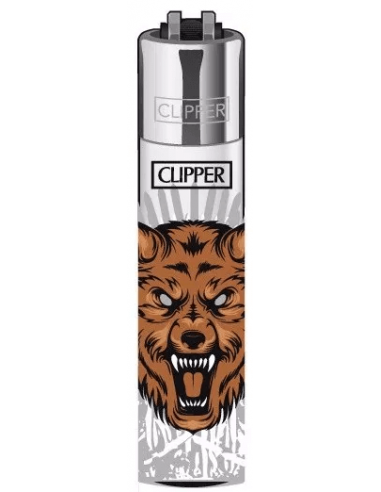 Zapalniczka Clipper wzór IRON BEAST nadruk 3
