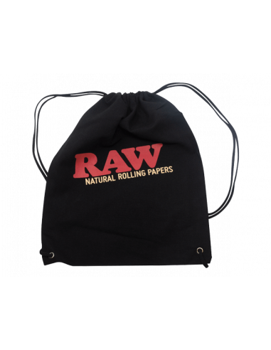 Materiałowy plecak RAW Drawstring Bag czarny