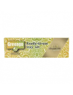 Bibułki GREENGO/FLY Collab z BRĄZOWYMI filtrami i tacką CAŁA PACZKA 2