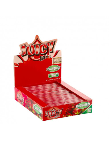 Juicy Jays KS Slim tissue paper Strawberry WHOLE PACK BOX