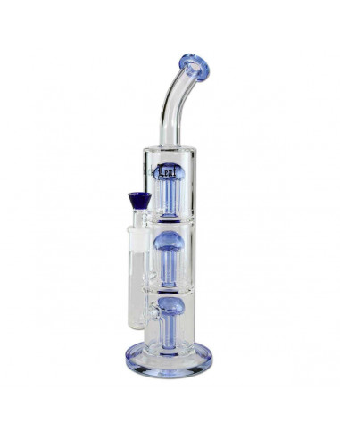Bong with filtration Black Leaf 3 x 8-arm percolator, height 39 cm